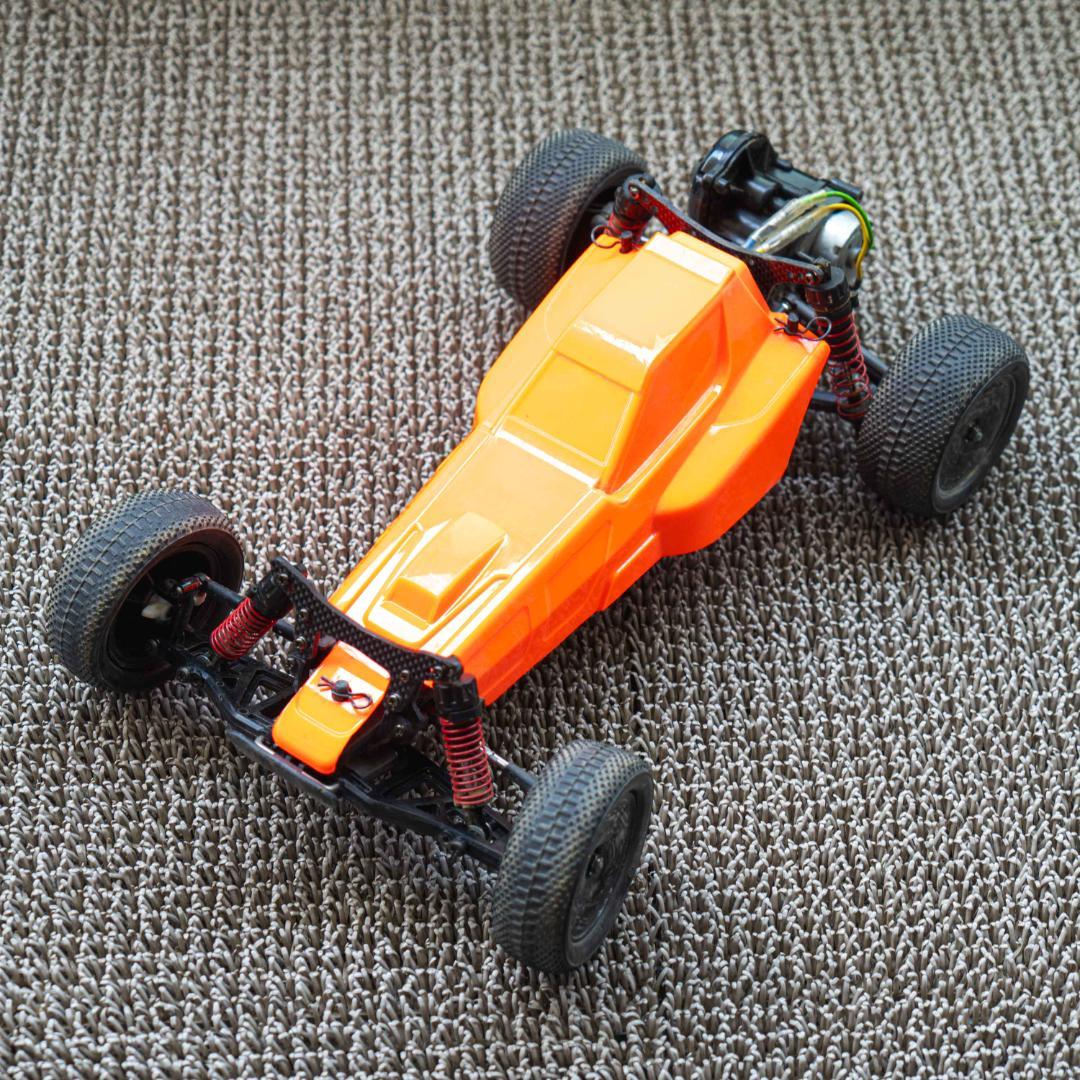 レーシングファイター カスタム済み、充電器、プロポセット