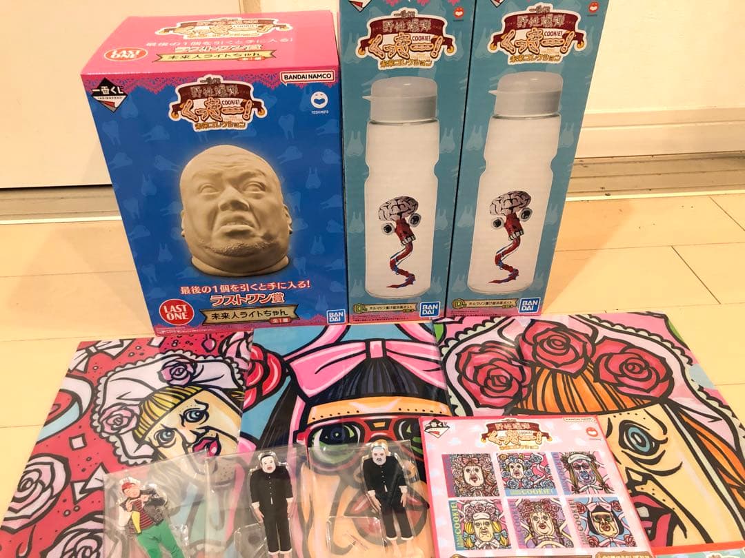 一番くじ 野性爆弾くっきー！ 未来コレクション ラストワン賞 D賞 ポット2個