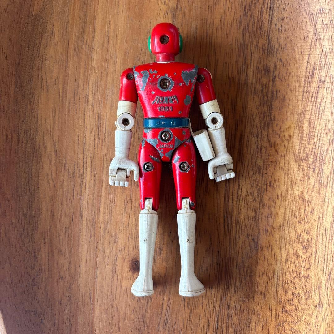 超電子バイオマン　レッドワン　超合金フィギュア　希少当時モノ　戦隊ヒーロー