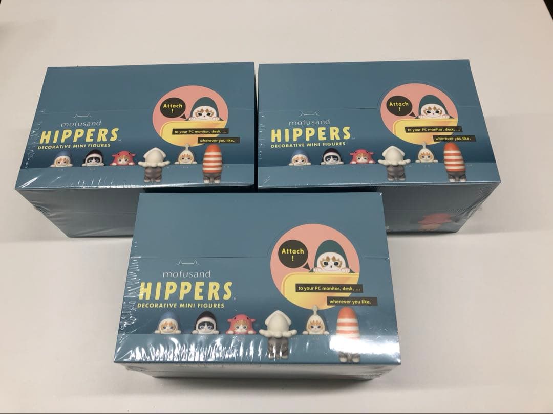 【新品未開封】mofusand HIPPERS 12個入り アソート3BOX