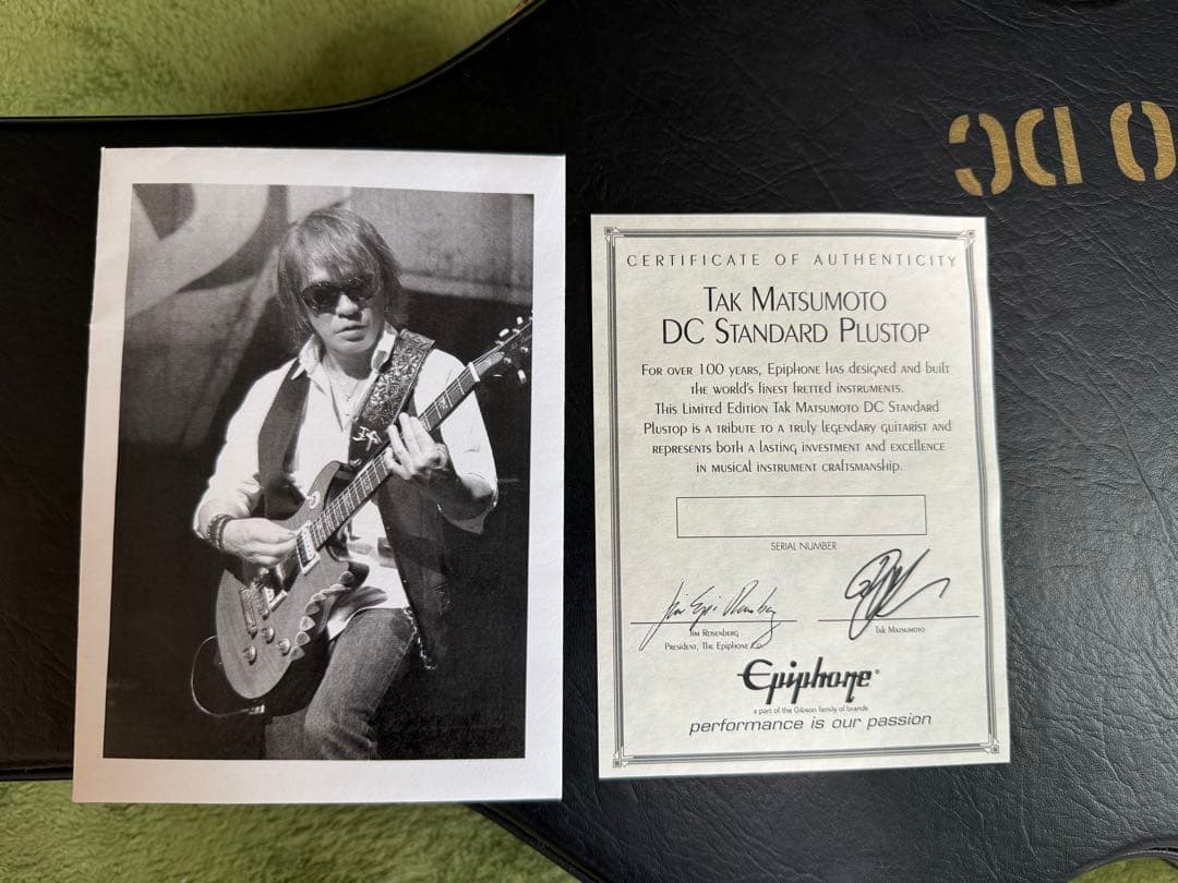 ギター Epiphone TAK Matsumoto DC Standard
