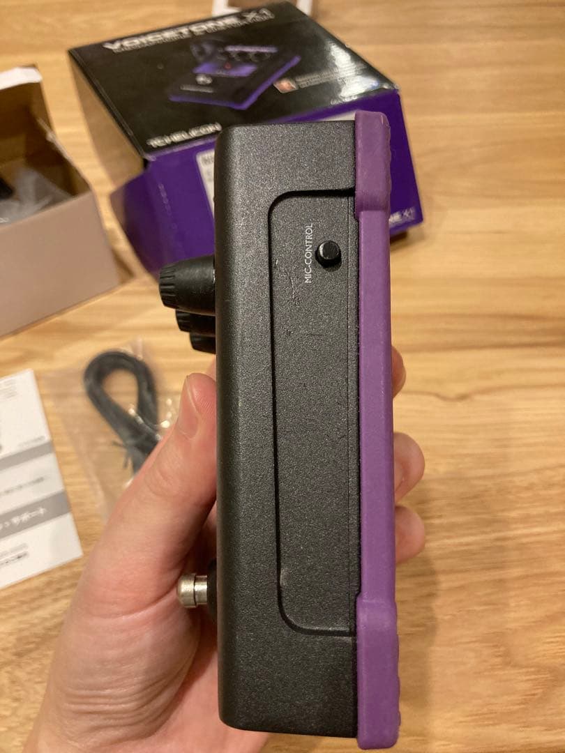 TC Helicon Voicetone X1 アダプター欠品