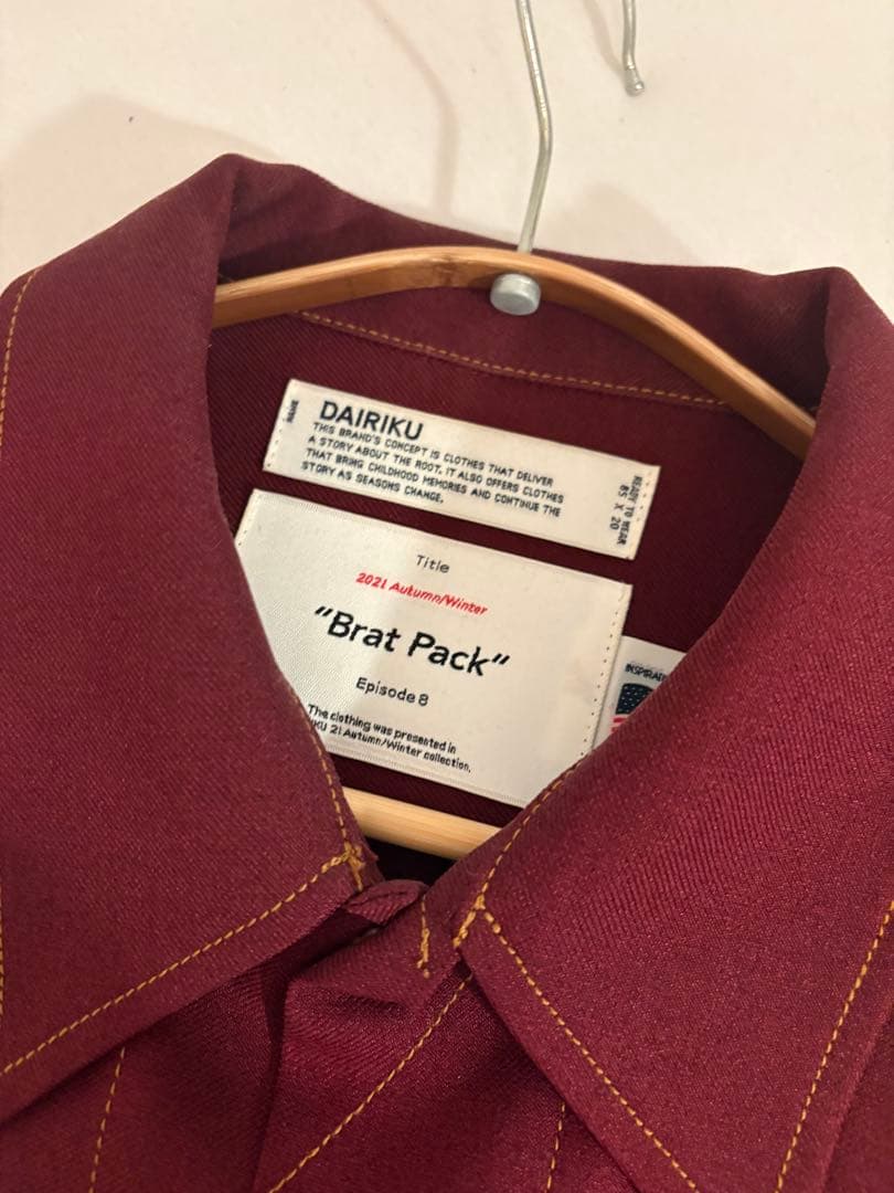 DAIRIKU スタプレJohnny Polyester Jacket 21aw