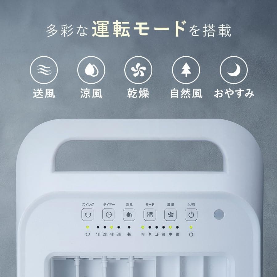 ◆冷風扇 エアクールファン◆ THREEUP RF-T2419　ホワイト