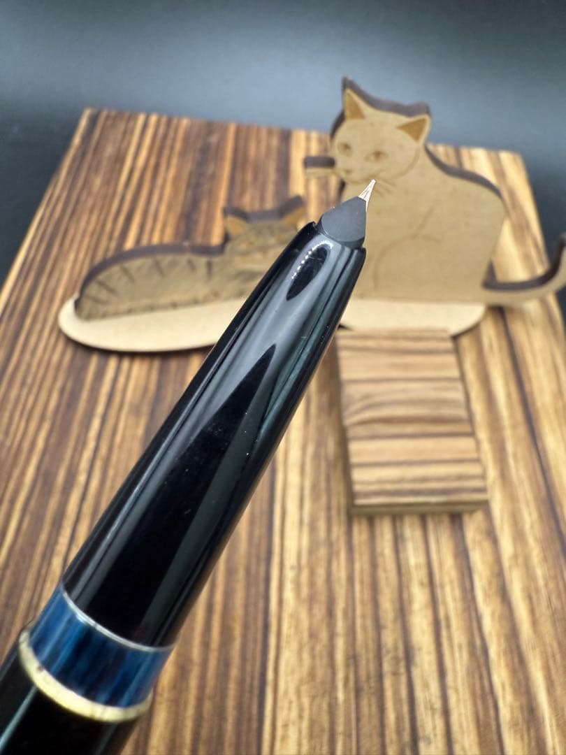 MONTBLANC 万年筆　NO.22 黒軸 美品 EF 14C