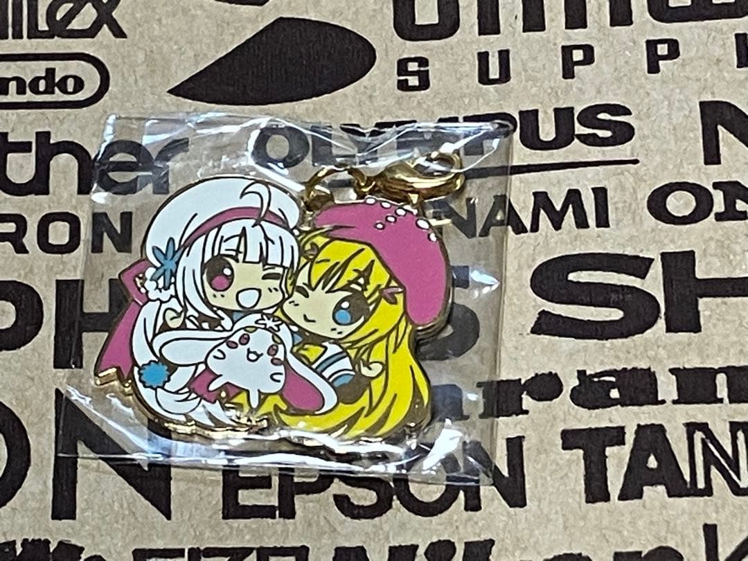 ALcot＆FAVORITE ピンズ 　アストラエアの白き永遠　鷹倉杏鈴＆雪々