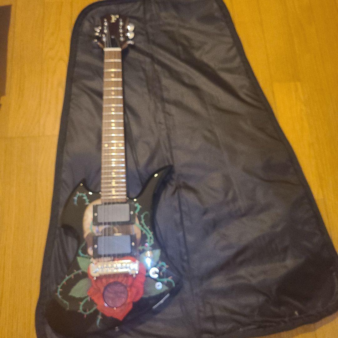 【最終値下】FERNANDES hideモデル ミニギター SKULL ROSE