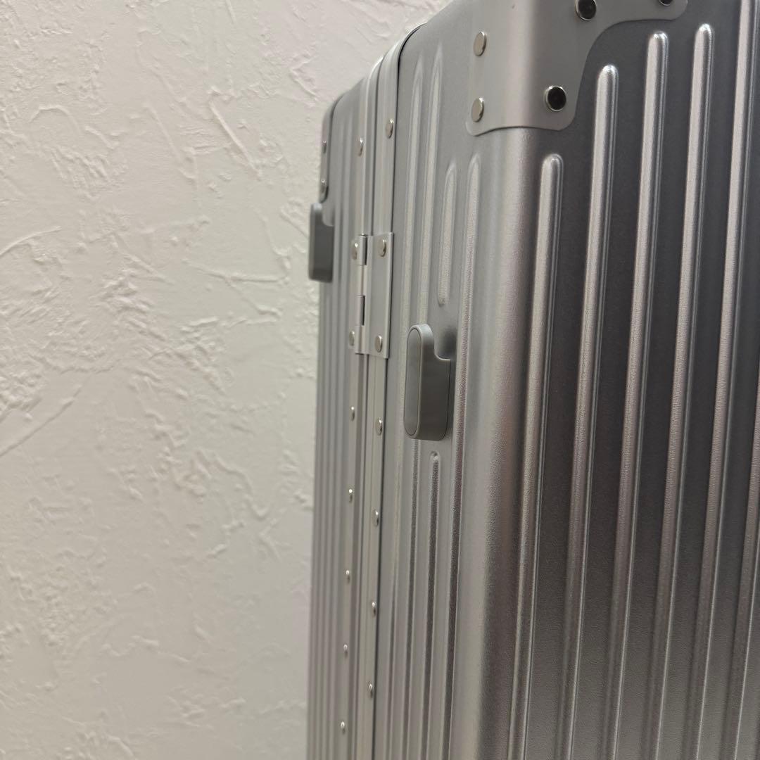 スーツケース アルミフレーム キャリーキース　シルバー　M 24インチ