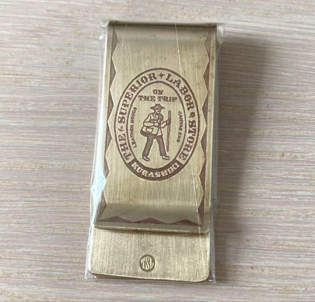 ブラスマネークリップ　倉敷限定(シュペリオールレイバー　トラベラーズノート)