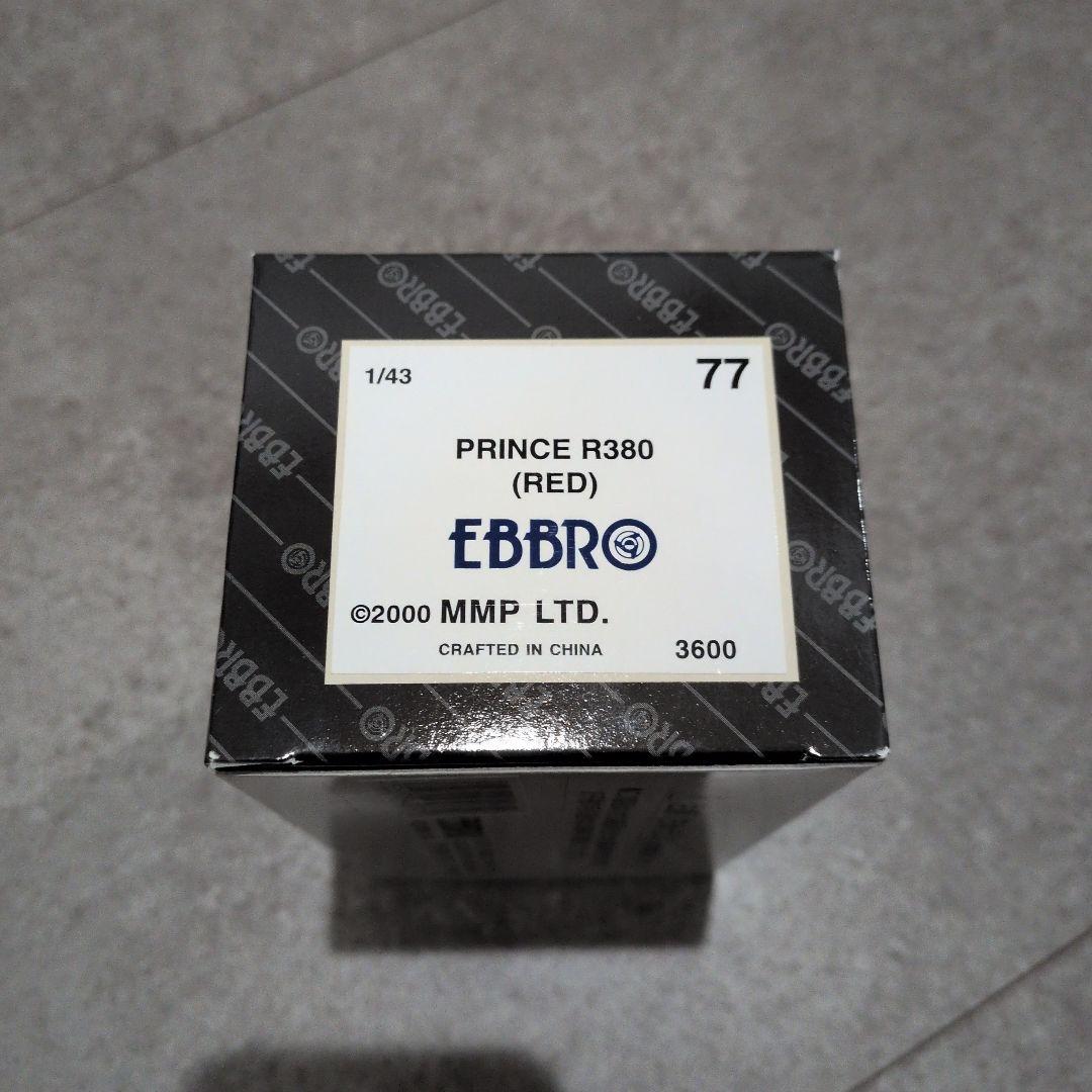 [匿名配送/送料無料]EBBRO PRINCE R380 1/43 レッド