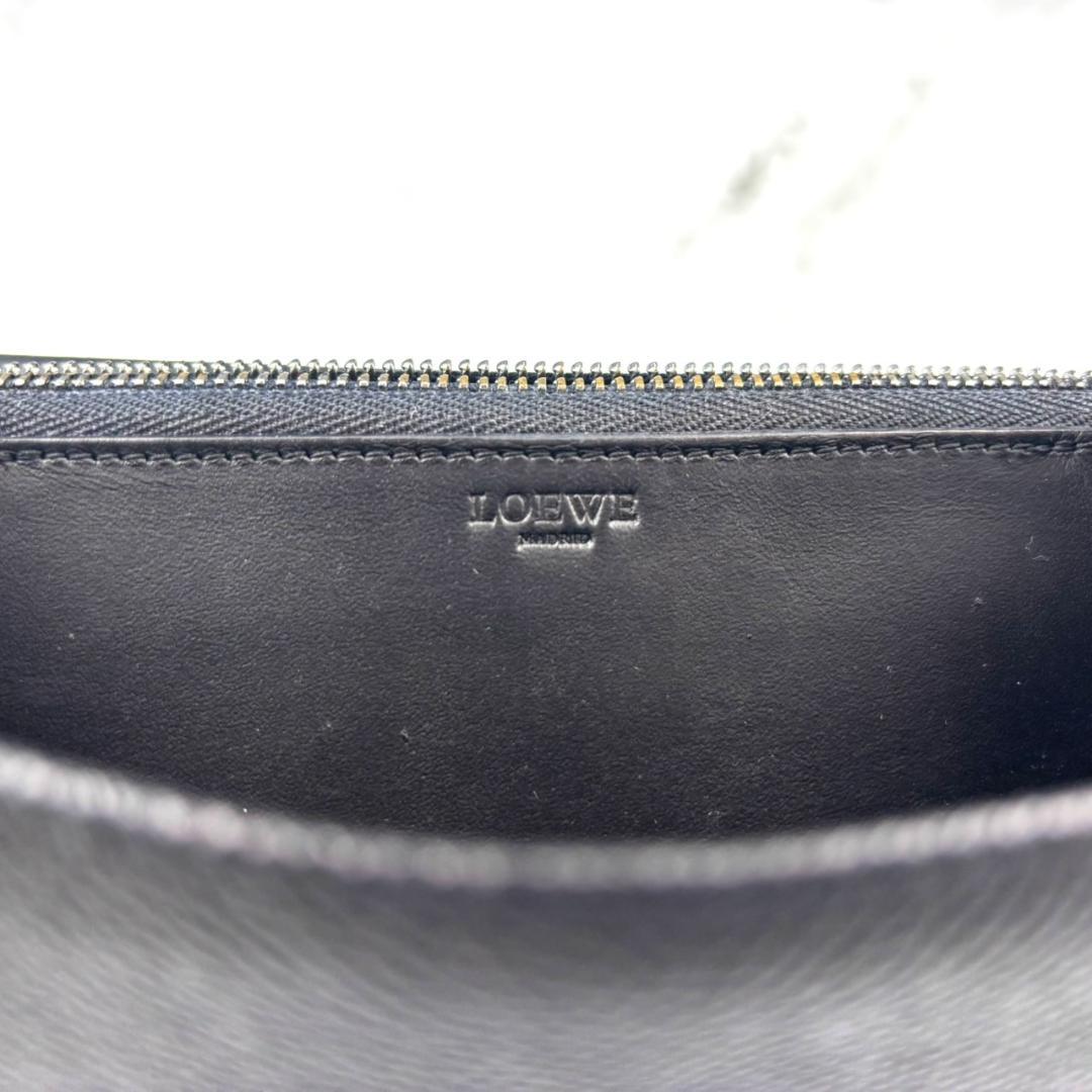 【極上美品】ロエベ⭐LOEWE【アナグラム】長財布⭐黒金具 2つ折り