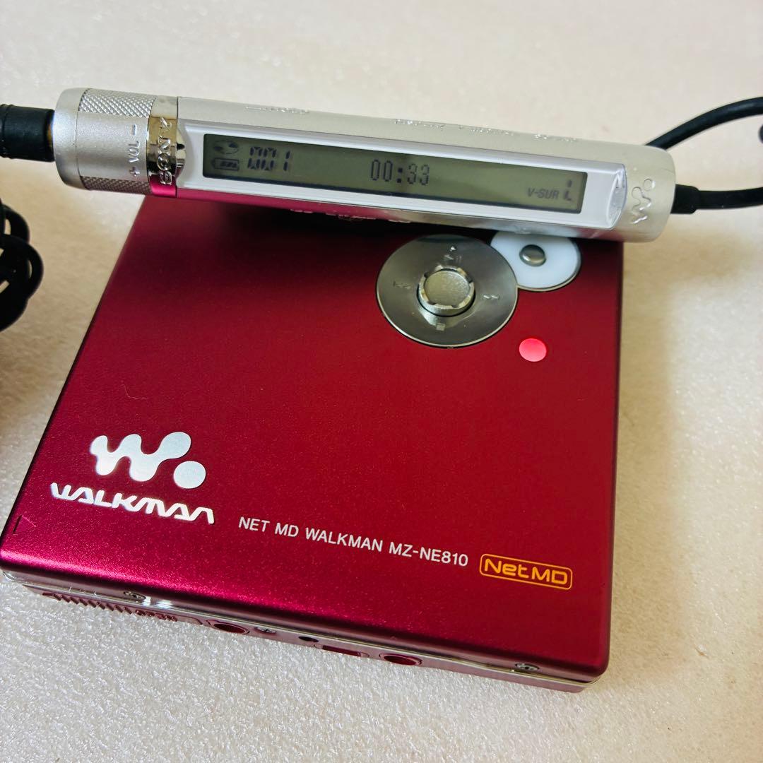 超美品 動作確認済み SONY Net MD ウォークマン MZ-NE810
