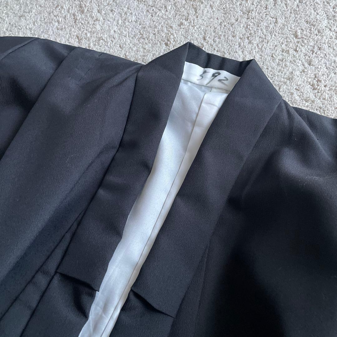 七五三　袴　男の子　5歳　フルセット　黒地に金色模様