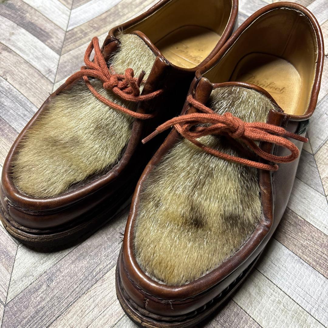 希少 Paraboot パラブーツ ミカエル フォック アザラシ 40 ブラウン