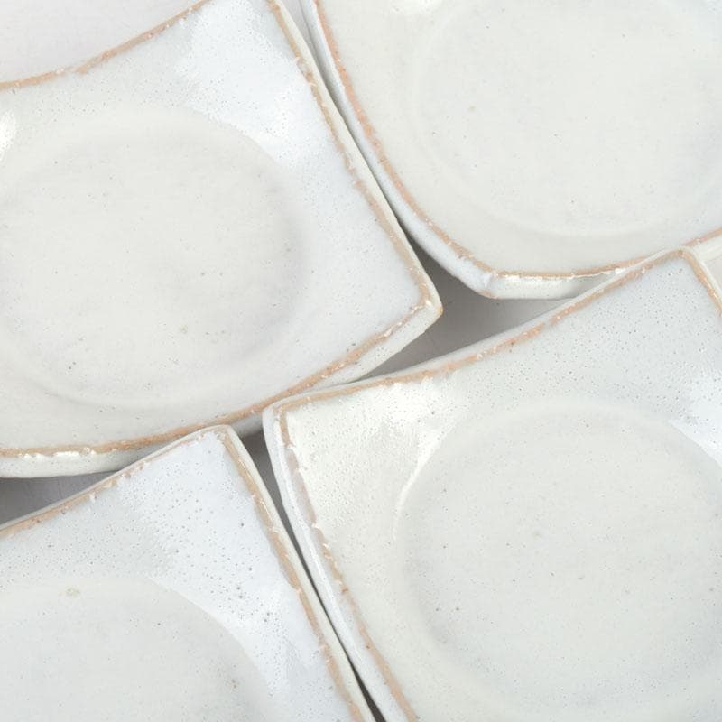 和食器　茶懐石　萩焼　吉賀將夫作　小皿　五客　共箱　V　9516