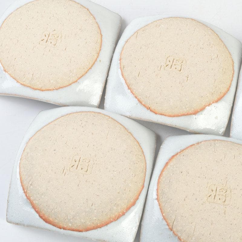 和食器　茶懐石　萩焼　吉賀將夫作　小皿　五客　共箱　V　9516