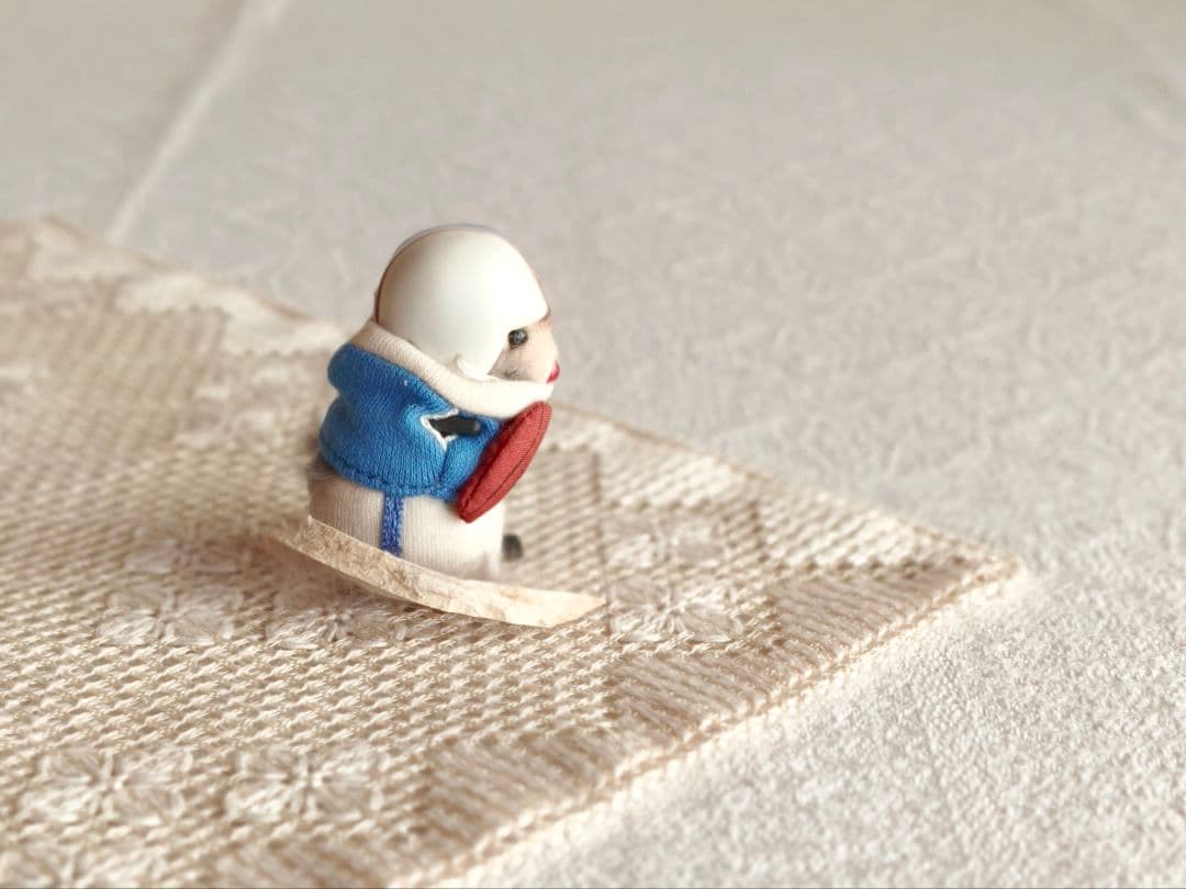 * vintage figure ❀ふんわり可愛い ラグビー選手の ネズミくん