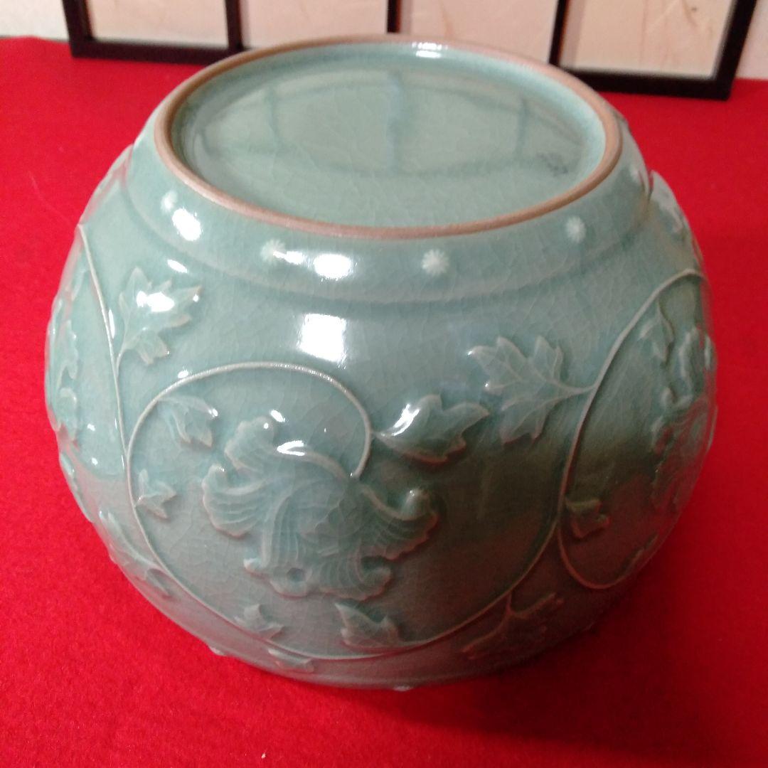 韓国陶芸作家　金世龍作　高麗青磁水指