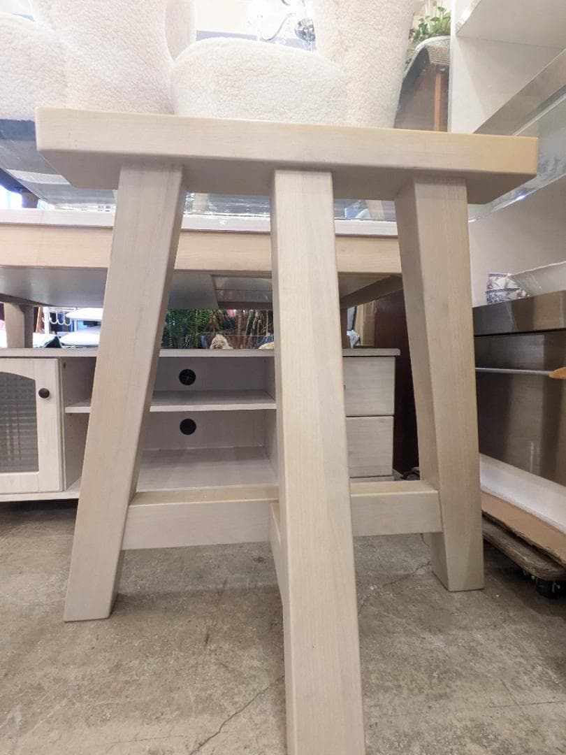 35% フランフラン エファ ガラス 天板テーブル 上品 ダイニングテーブル