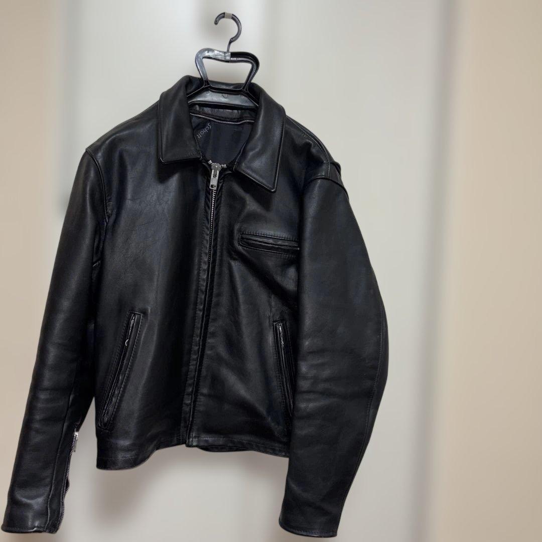 N*k様 ショット　シングルライダースジャケット