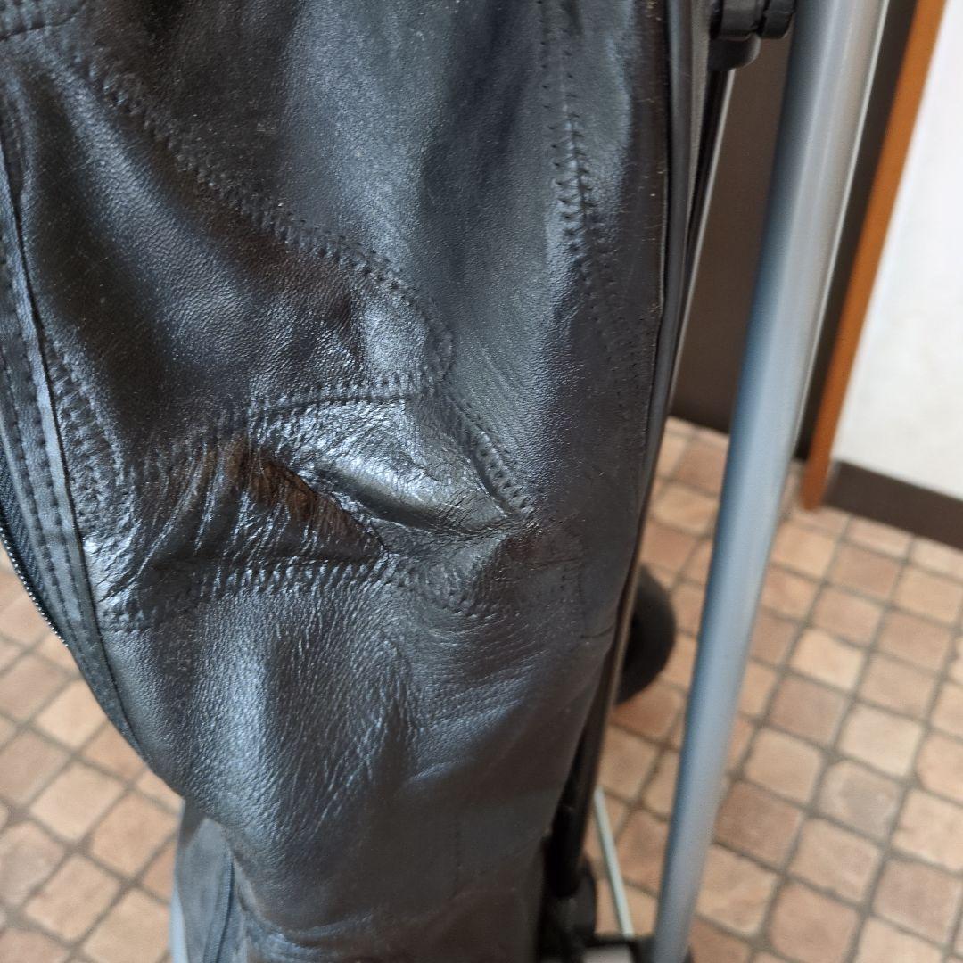 ショッピング用レザーキャリーカート 黒