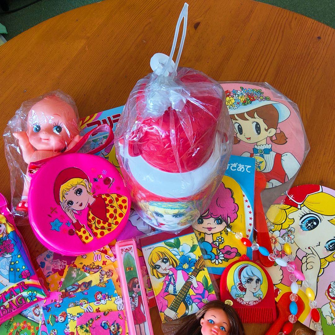 昭和レトロ雑貨セット、まとめ売り、細川智栄子、キャンディキャンディ、