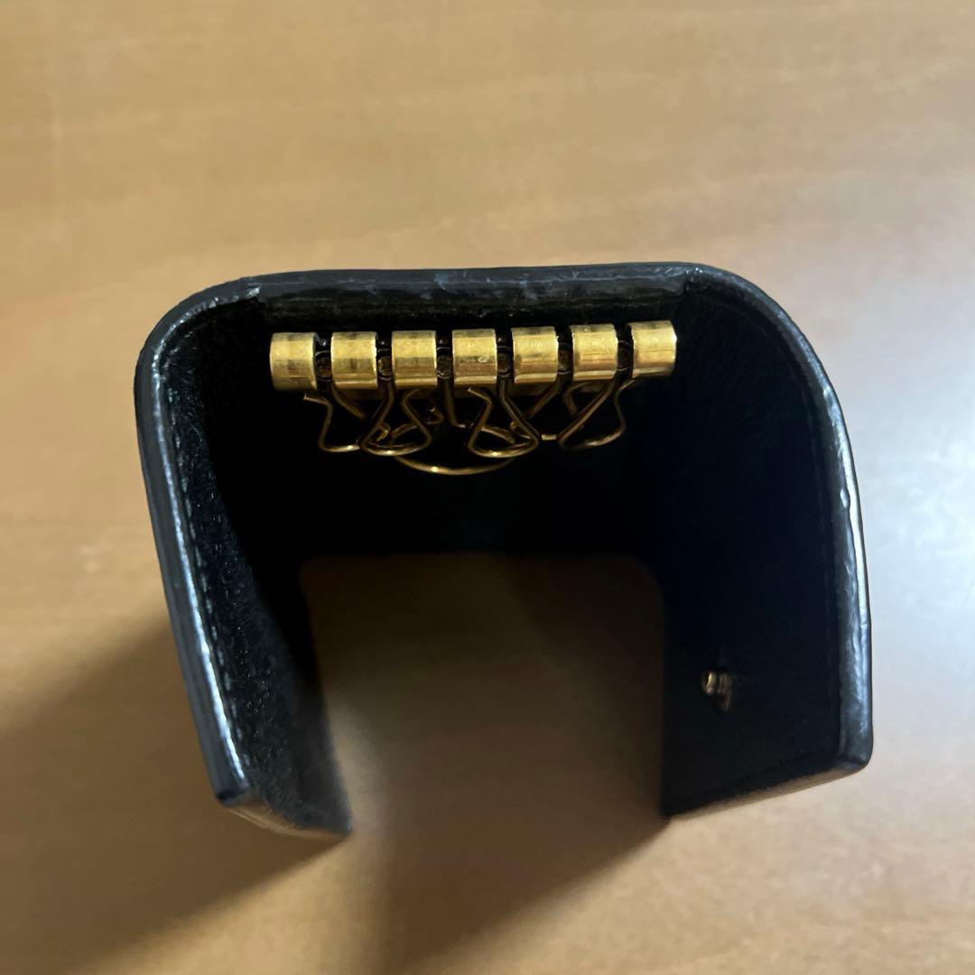 う*り様 【美品】GUCCI グッチアニマリエ ビー モチーフレザー 6連 キー