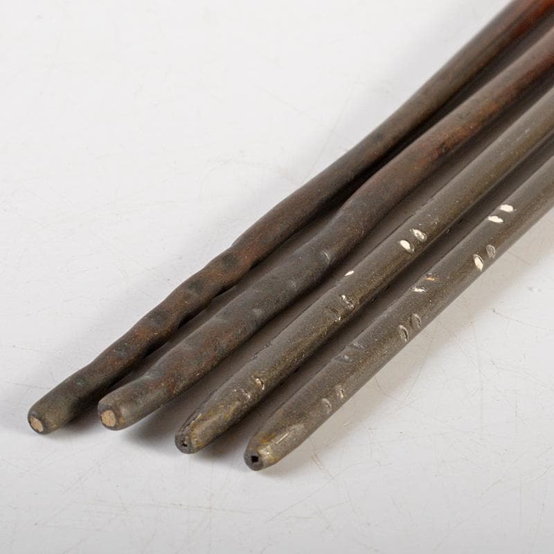 茶道具　銅製　火箸　風炉用　箱付　二点まとめて　C　6497