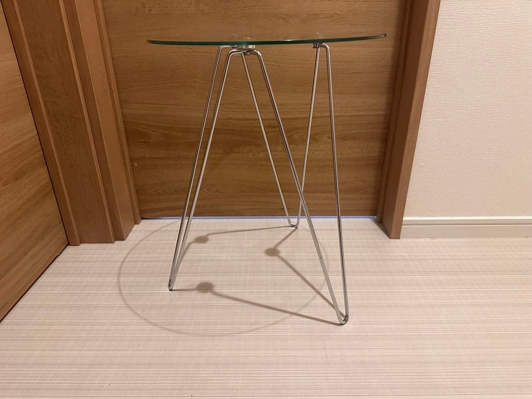 ガラステーブル デザイナー モダン 北欧 ミッドセンチュリー