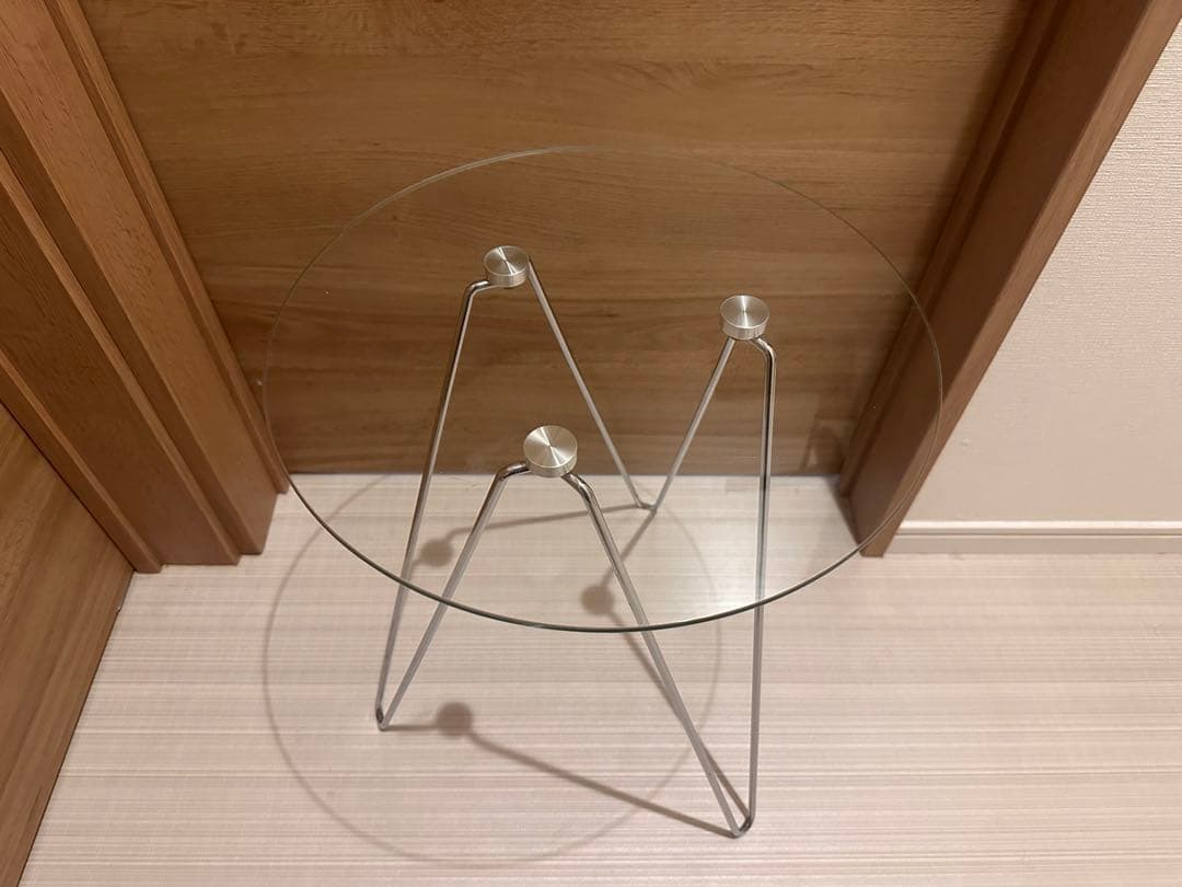 ガラステーブル デザイナー モダン 北欧 ミッドセンチュリー