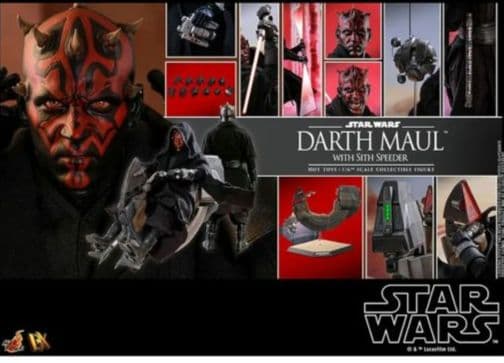 ホットトイズ/ダース٠モール 1/6 スケールフィギュア&スピーダーセット