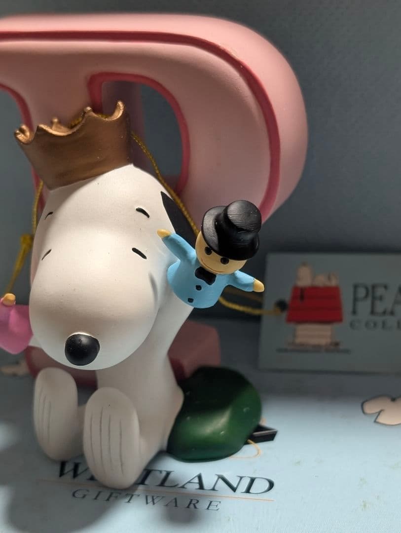 激レア！SNOOPY　アルファベットフィギュア（P）タグ付き未使用　レトロ
