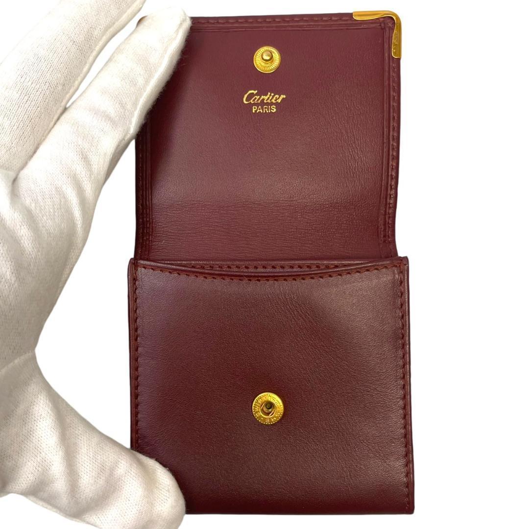 【新品】 Cartier カルティエ ケース マストライン ボルドー