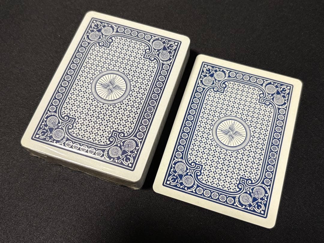 新品未使用 Bicycle Racer Back 青 オールド レーサーバック