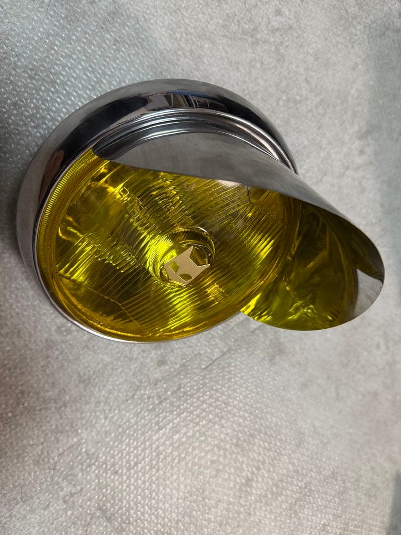 マーシャル　ライト　888 160φ バイク　単車　イエロー