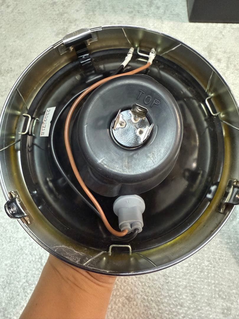 マーシャル　ライト　888 160φ バイク　単車　イエロー