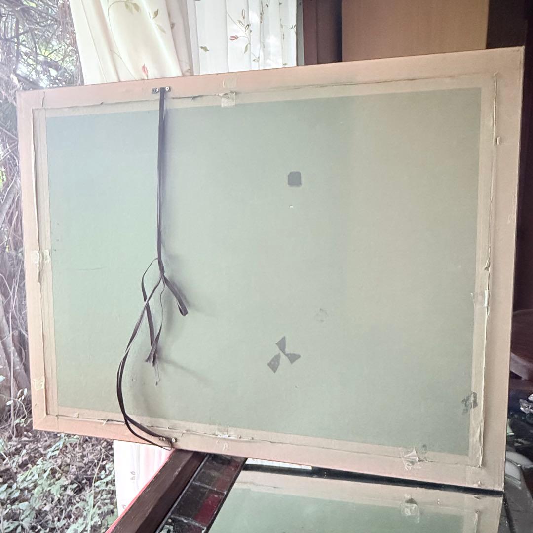 感謝お嫁入り‼️紅葉の美‼️井堂雅夫　加能四景「那谷寺紅葉」和紙に木版画一点額入