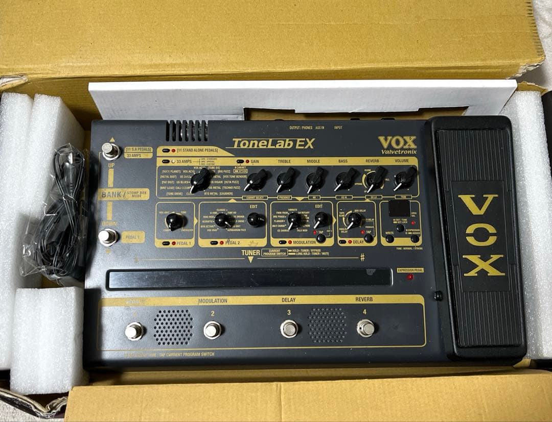 ヴォックス VOX 真空管搭載 マルチエフェクター Tone Lab ST