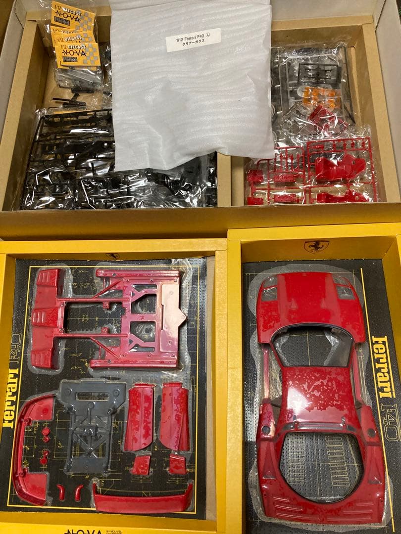フジミ1/12フェラーリＦ40ダイキャストNOVA