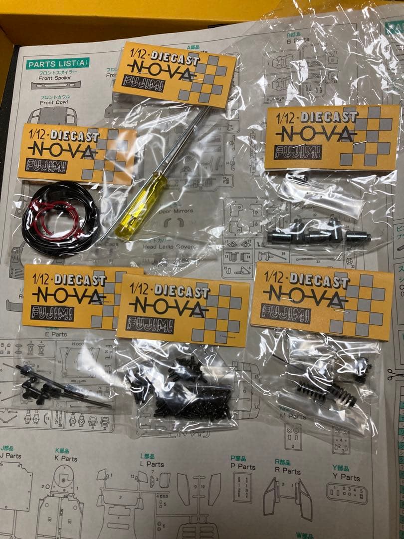 フジミ1/12フェラーリＦ40ダイキャストNOVA