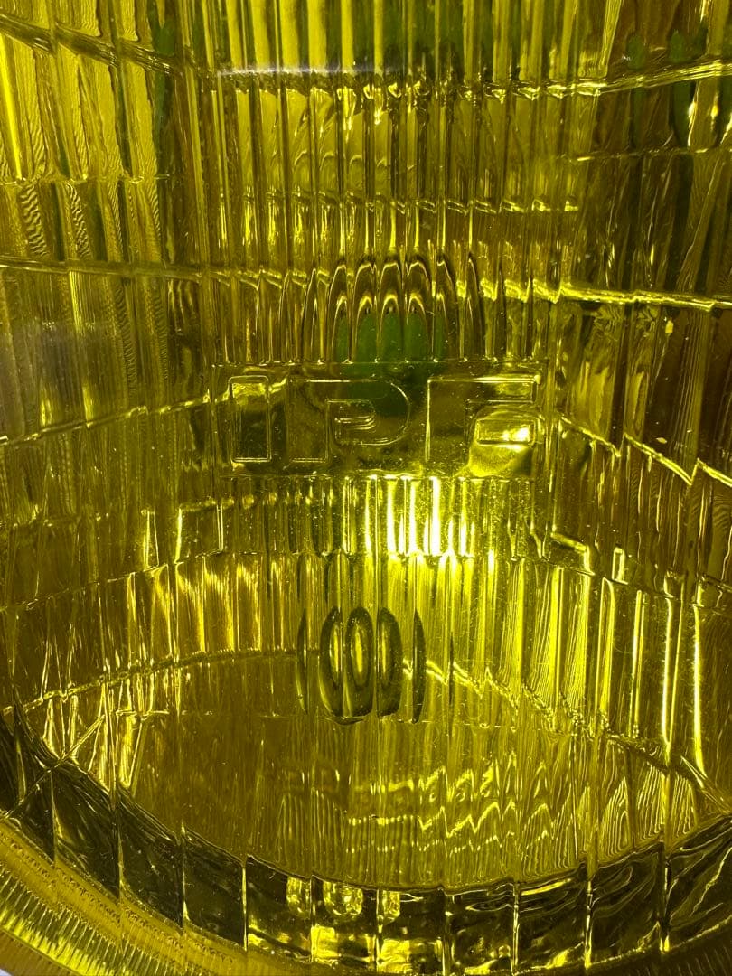 当時物IPF凹みレンズ付きヘッドライトASSY/イエローレンズシビエCIBIE