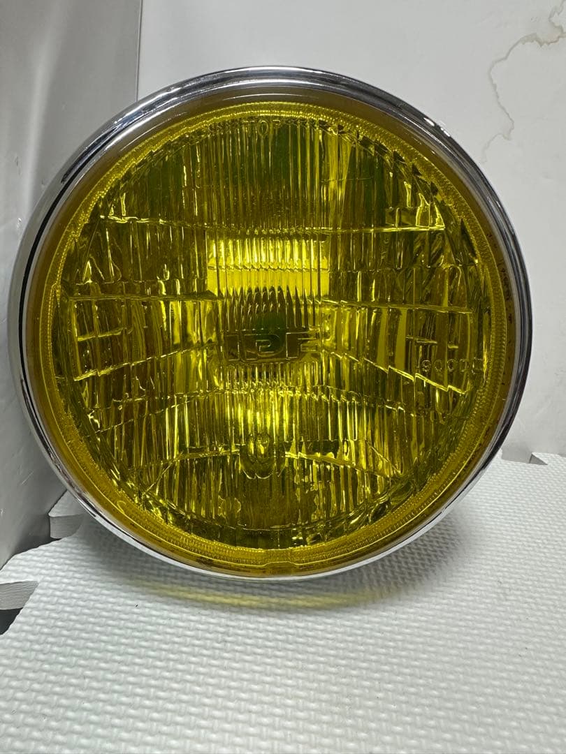 当時物IPF凹みレンズ付きヘッドライトASSY/イエローレンズシビエCIBIE