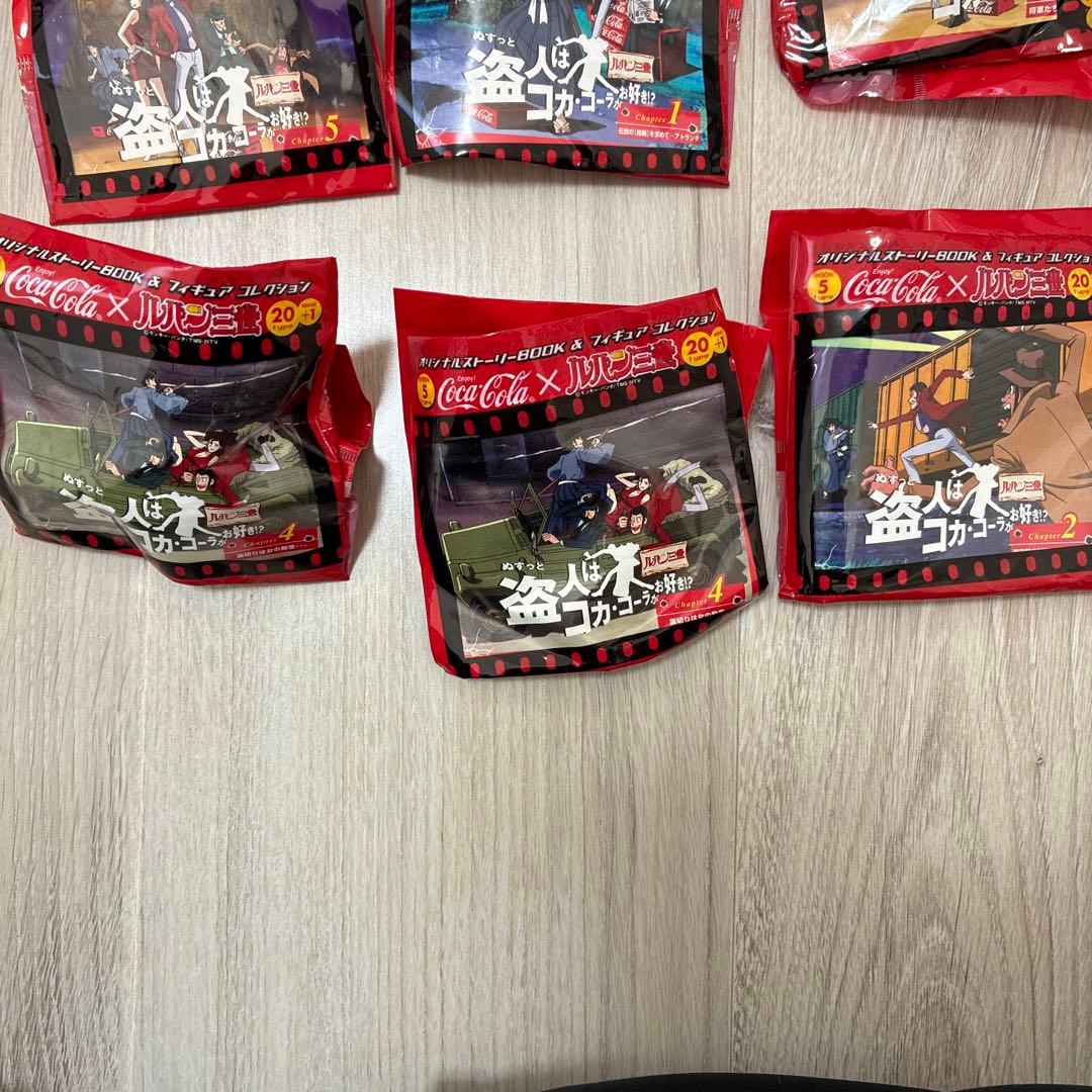 Coca-Cola × ルパン三世 フィギュアセット 19個