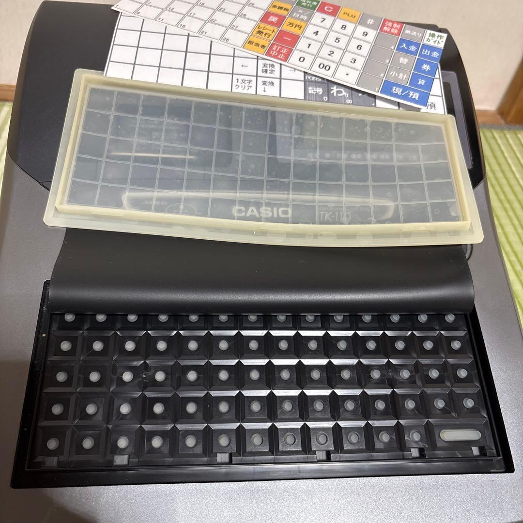 CASIO カシオ　TK-110 電子レジスター　レジ　店舗　電卓　レシート