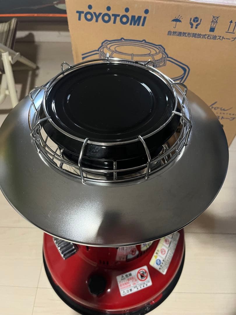 圭子　トヨトミ　レインボーストーブ19年製　RL-250 赤