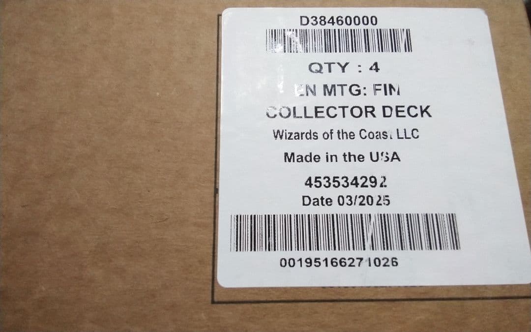 MTG　FF コレクター版統率者デッキ　ファイナルファンタジー　未開封　マジック