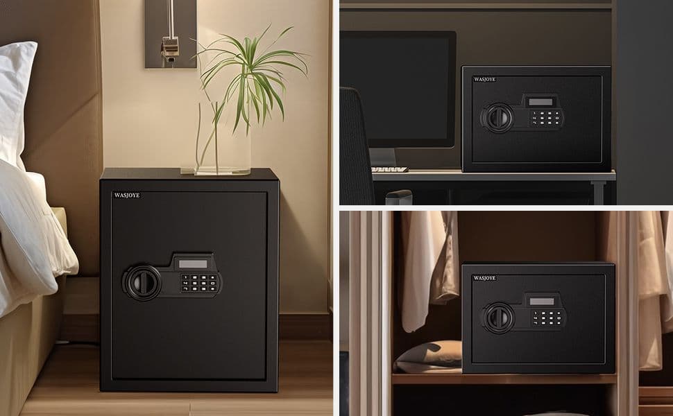 アウトレット　USB給電対応　電子金庫　48.5L