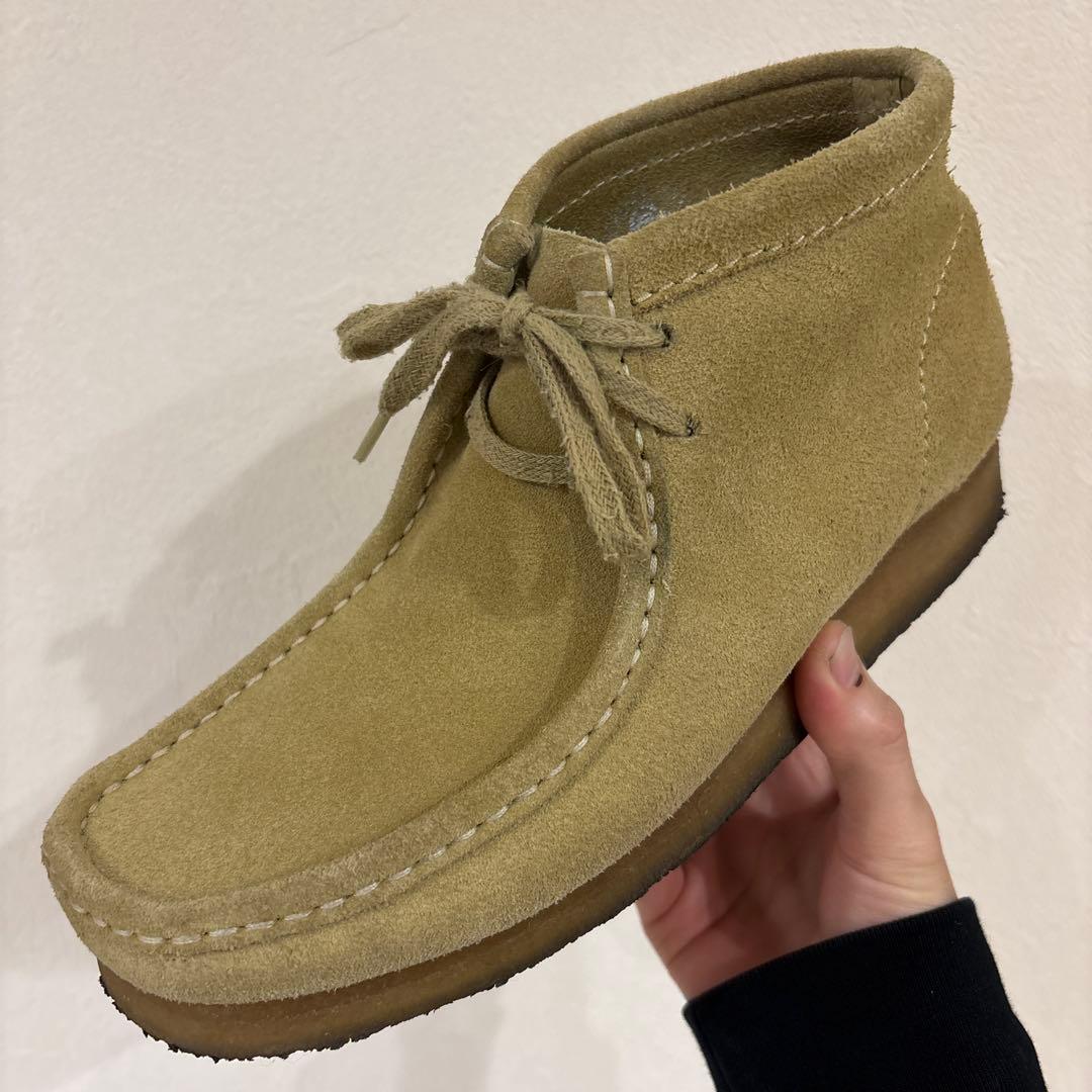 クラークス　ワラビー　 ベージュ　メープル　　8.5