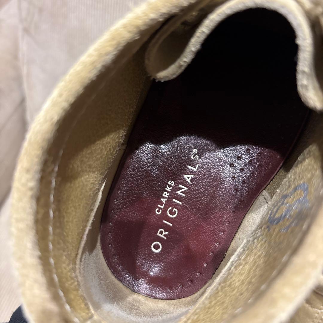 クラークス　ワラビー　 ベージュ　メープル　　8.5