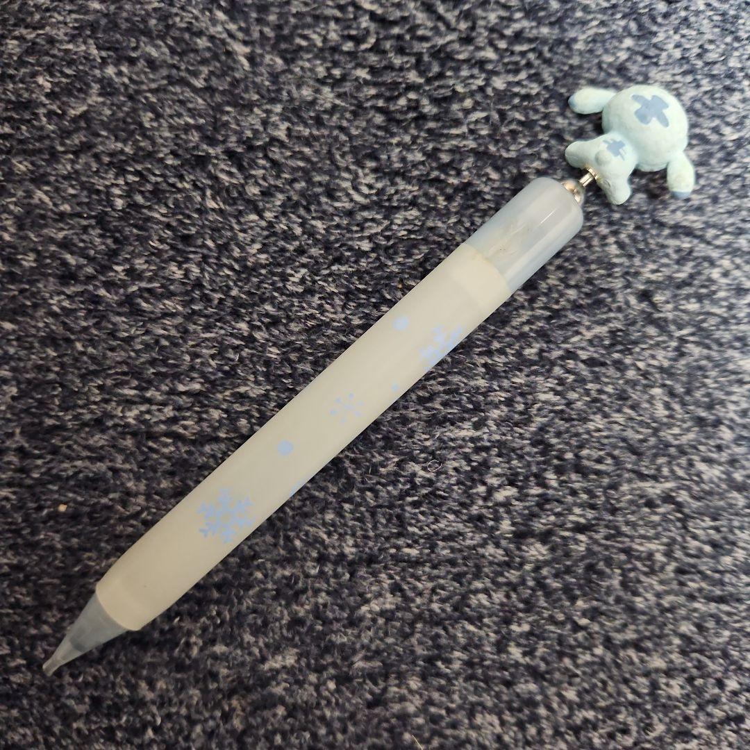 公*o様 レア スティッチ シャーペン もこもこ ウサギ フィギュア ディズニー